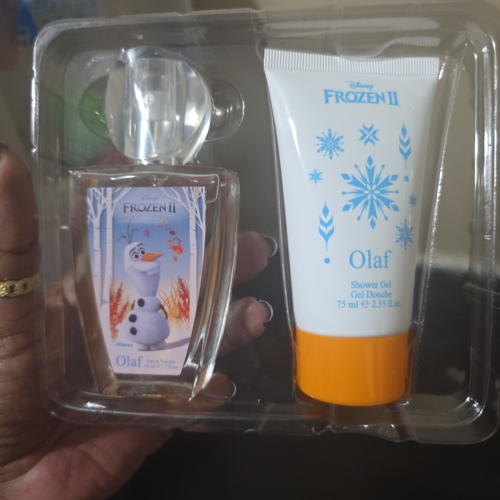 Disney Frozen II Olaf Fragrance and Shower Gel Set - Blue and Orange